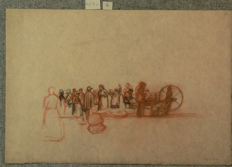 463ch,verso. detail of crowd scene